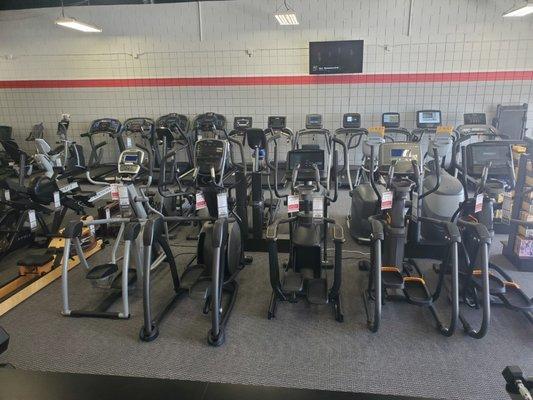 ellipticals & treadmills