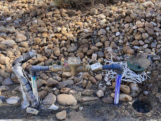 lawn sprinkler backflow