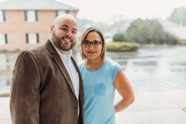 Dr. Hernández (right) & Dr. Lasanta (left)