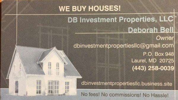 Call us to help you with your housing needs!