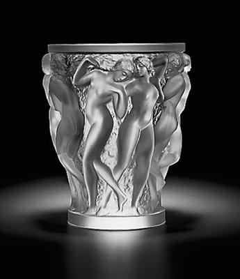 Lalique art glass vase