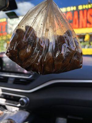 Cajun boiled peanuts
