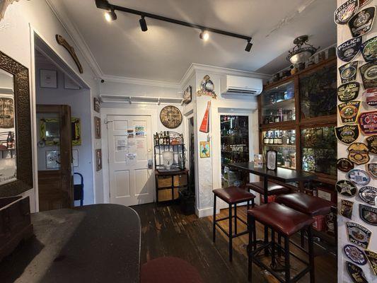 The other end of an amazing bar.