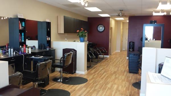Warm and comfortable salon on the east side of town.