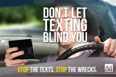 Please please please don't text and drive!