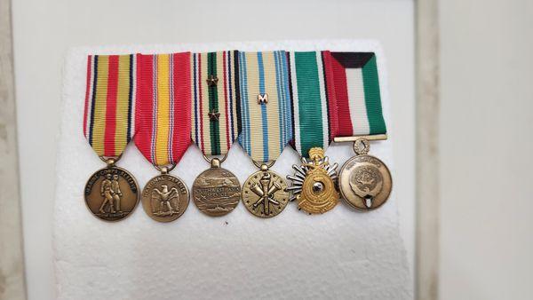 My mini medals for when I am wearing a suit to a fancy function.