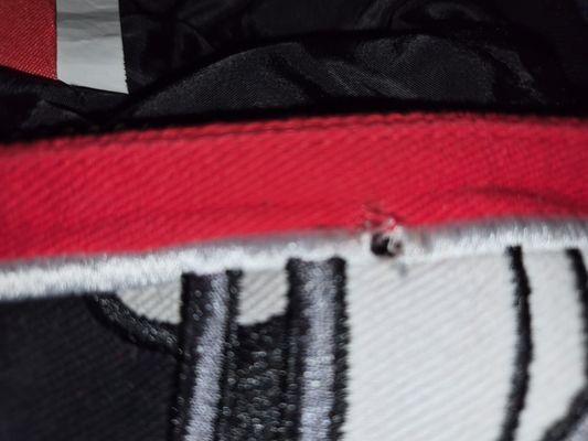 Another hole where their plugs just fell out due to lack of proper tooling to set.