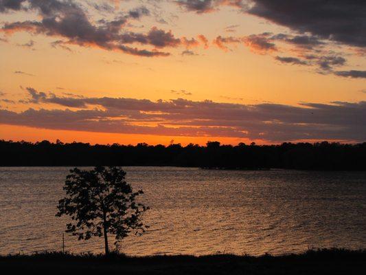 Sunset on the Lake Livingston. You never know which one you will get.