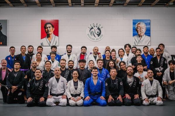 Isaac Doederlein came and taught a seminar! World champ!