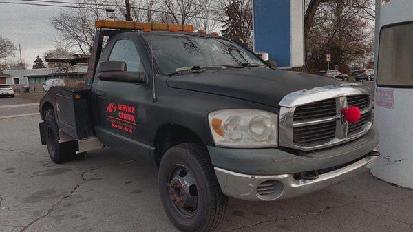 Towing in the Christmas spirit