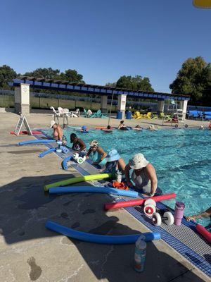 Morning class at 8 am