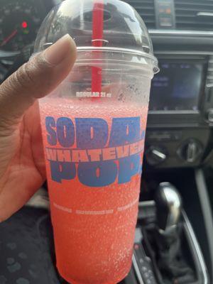 Guilty pleasure. Sour Patch Kids Watermelon Slush. Perfect for humid days !