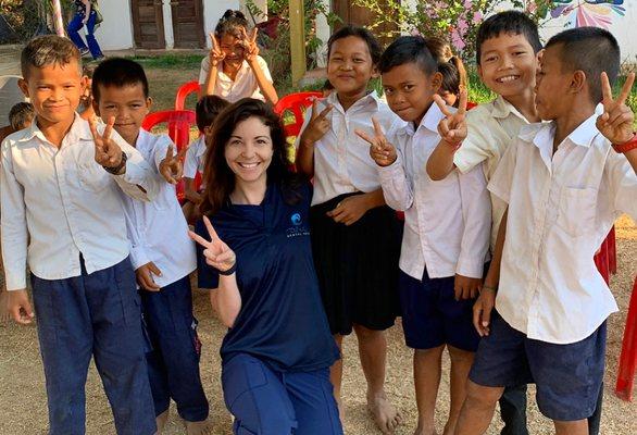 We are so proud of our hygienist Jordan! She volunteered to travel to Cambodia with #GlobalDentalRelief to provide first time dental care t