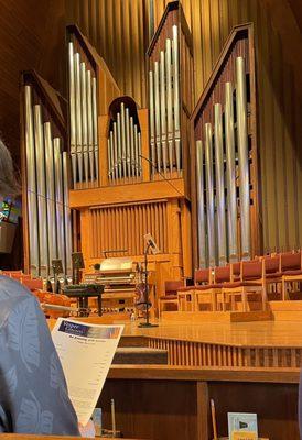 Staging area in front