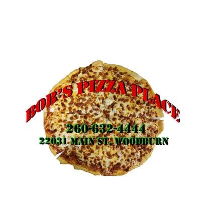 Bob's Pizza Place Logo
(Yes, that's our own pizza)