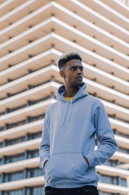 Tee Styled presents Fleece Collection. Style# TS8500-Unisex Pullover Hoodie. Super soft and comfortable fit. Made in Los Angeles views