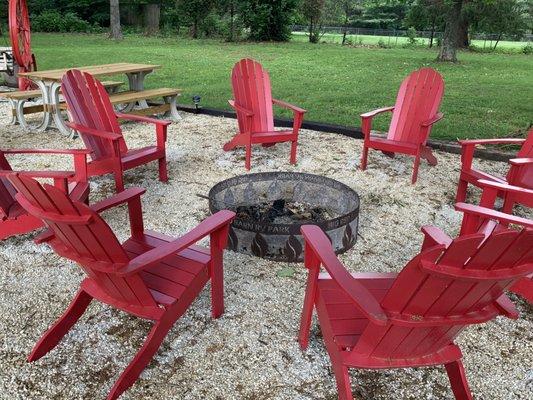Our community fire pit area. Come and enjoy a quiet evening by the fire with family and friends.