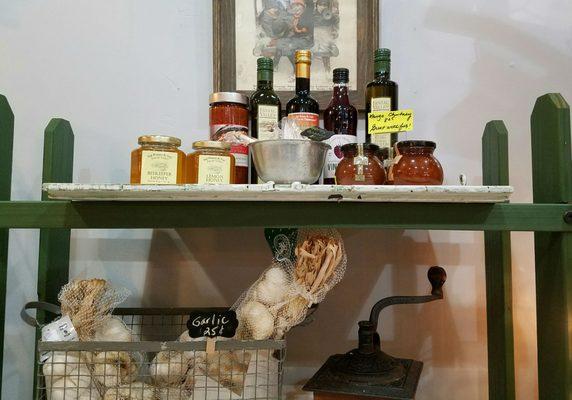 Specialty Goods such as Honey, Cooking Oils and Seasonings