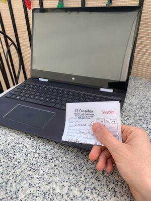 JJ Computers fixed a 15" HP Envy touch-capable screen, looks great! Thanks Jose!