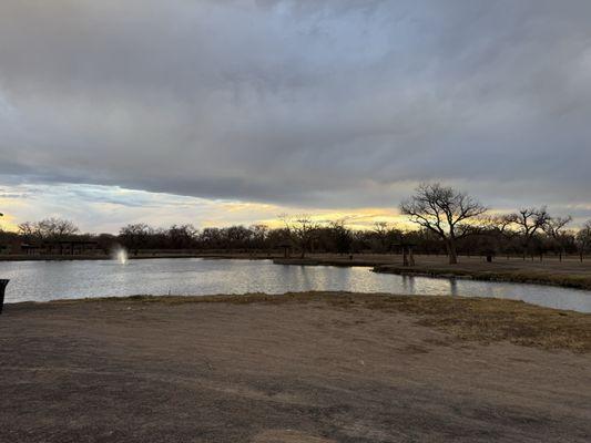 Lake at campground