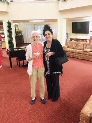 Lovely large foyer with a piano.  See you next time!