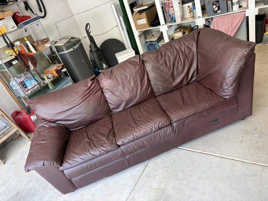 Restoration old sofa