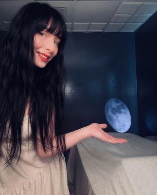 Eva Moon Room -- where therapeutic touch and calming energy meet.