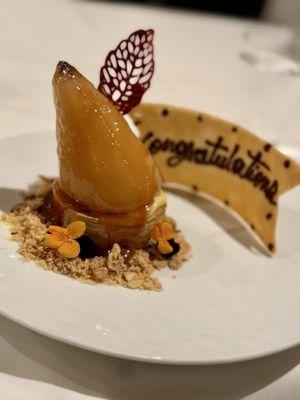 Poached pear