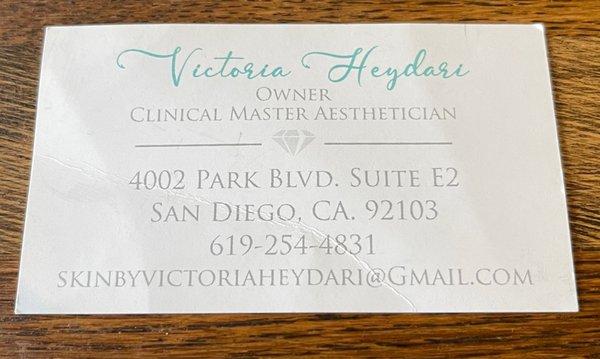 Contact for Victoria