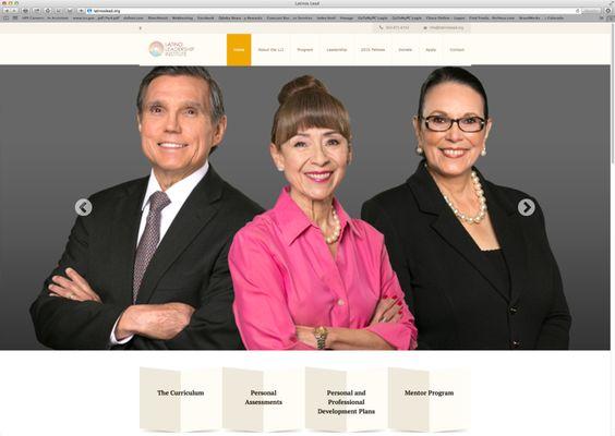 Latino Leadership Institute - Brand Identity - website