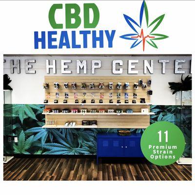 The Hemp Center at CBD Healthy offers 11 Premium Hemp Flower Strain Options