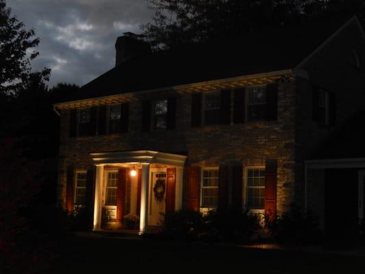 Inviting landscape lighting