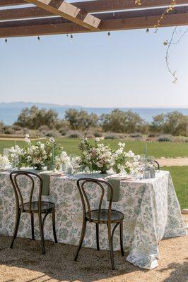 Our Josephine Sage Table Linen is both playful and sophisticated, making it perfect for special occasions and everyday use alike.