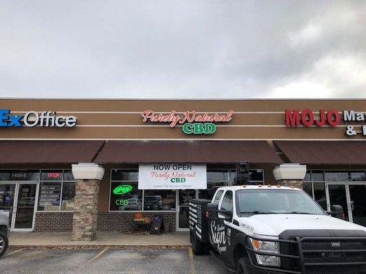 Channel Letters for Purely Natural CBD in Bentonville, AR