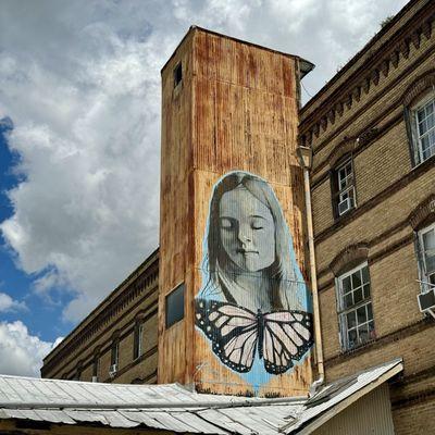 from the parking lot