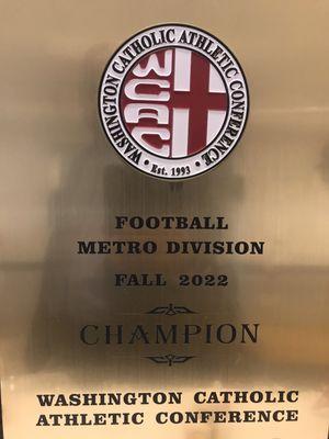 Championship plaque!!!