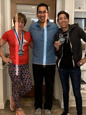 Our LA marathon finishers