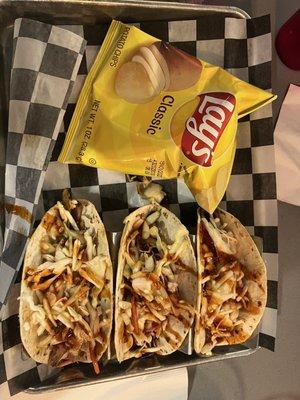 Korean BBQ beef tacos