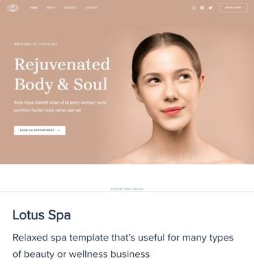 Spa Website
