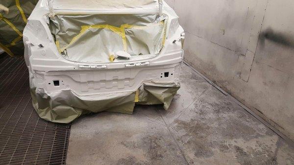 Photo from Robert of replaced rear frame
