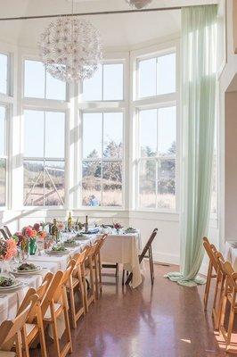 Wedding reception at the Caspar Community Center (South room)