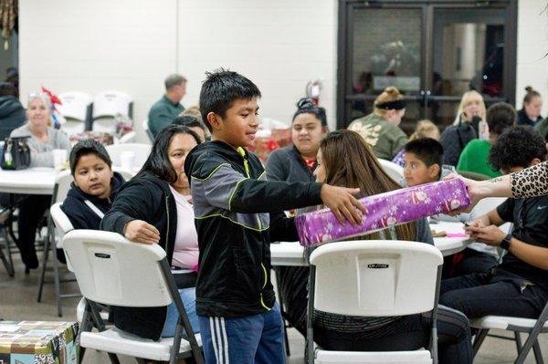 Iredell COAST hosts an annual Christmas program that sponsors hundreds of children with free gifts and a warm meal!