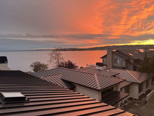 Check out this stunning Nu-Ray Metal Roof we installed! Metal roofing is sleek and modern as well as very durable.