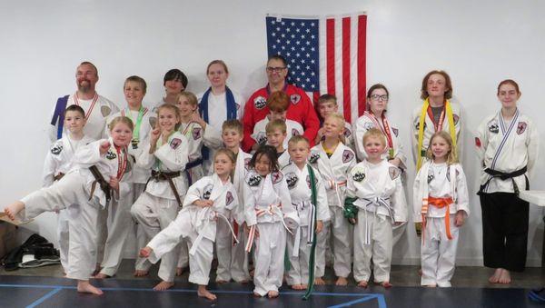 Promotions day at Cross Combat Martial Arts