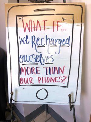 When you leave this place you'll be sayin' what cell phone?