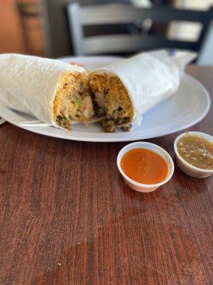 Surf and Turf Burrito