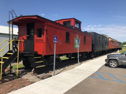 Nice display of historic railroad equipment