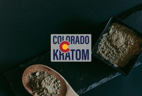 Our logo with loose powder