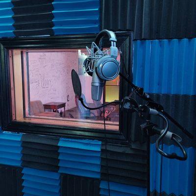 U87 inside a fully sound proof vocal booth