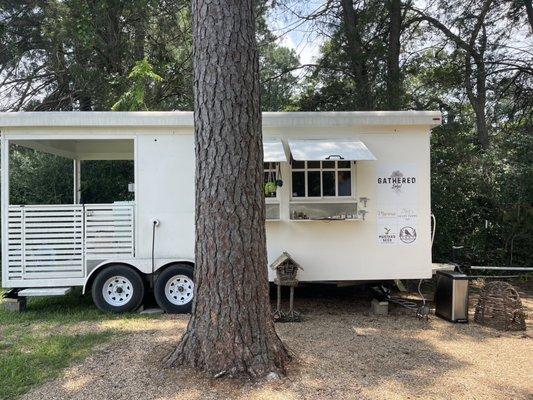Food truck with local goods and snacks